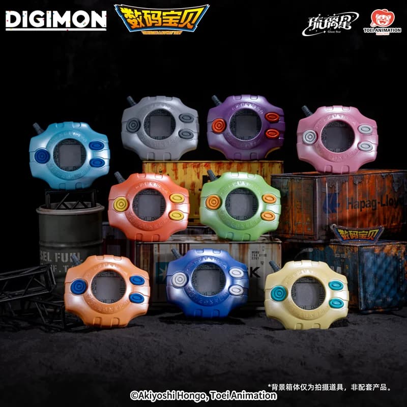 Genuine Digimon Digivice 3D Stereo Pendant Blind Box Courage - Tai Yagami Anime Figure Destiny - Willis Mystery Box Model Gift