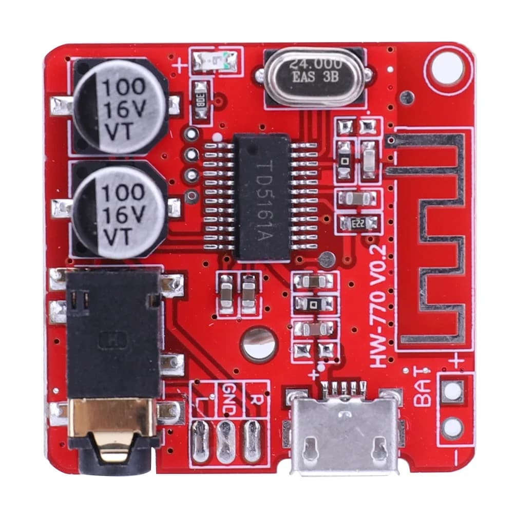Scheda Ricevitore Audio Bluetooth 5.0 Compatibile WAV+APE+FLAC+MP3, Decoder Audio Senza Perdita per Modifica Amplificatore Altoparlanti Auto