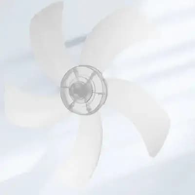 Fan Blades 5 Leaves Floor Fan Blade Replacement Floor Electric Accessories Plastic Standing Blades (Suitable For 14.5 Inch Fan )