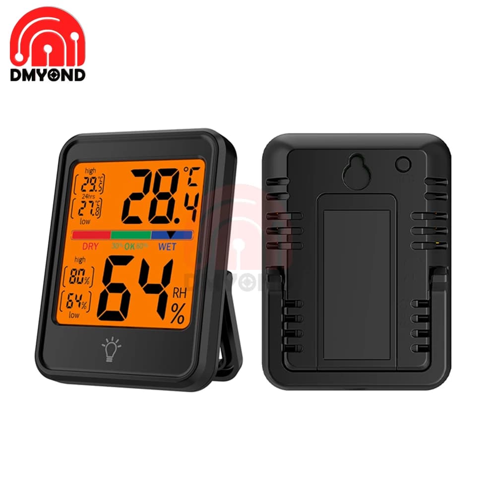 -20~70 °C Digital temperature and humidity meter for home, office, LED backlight, temperature monitor, thermometer, hygrometer