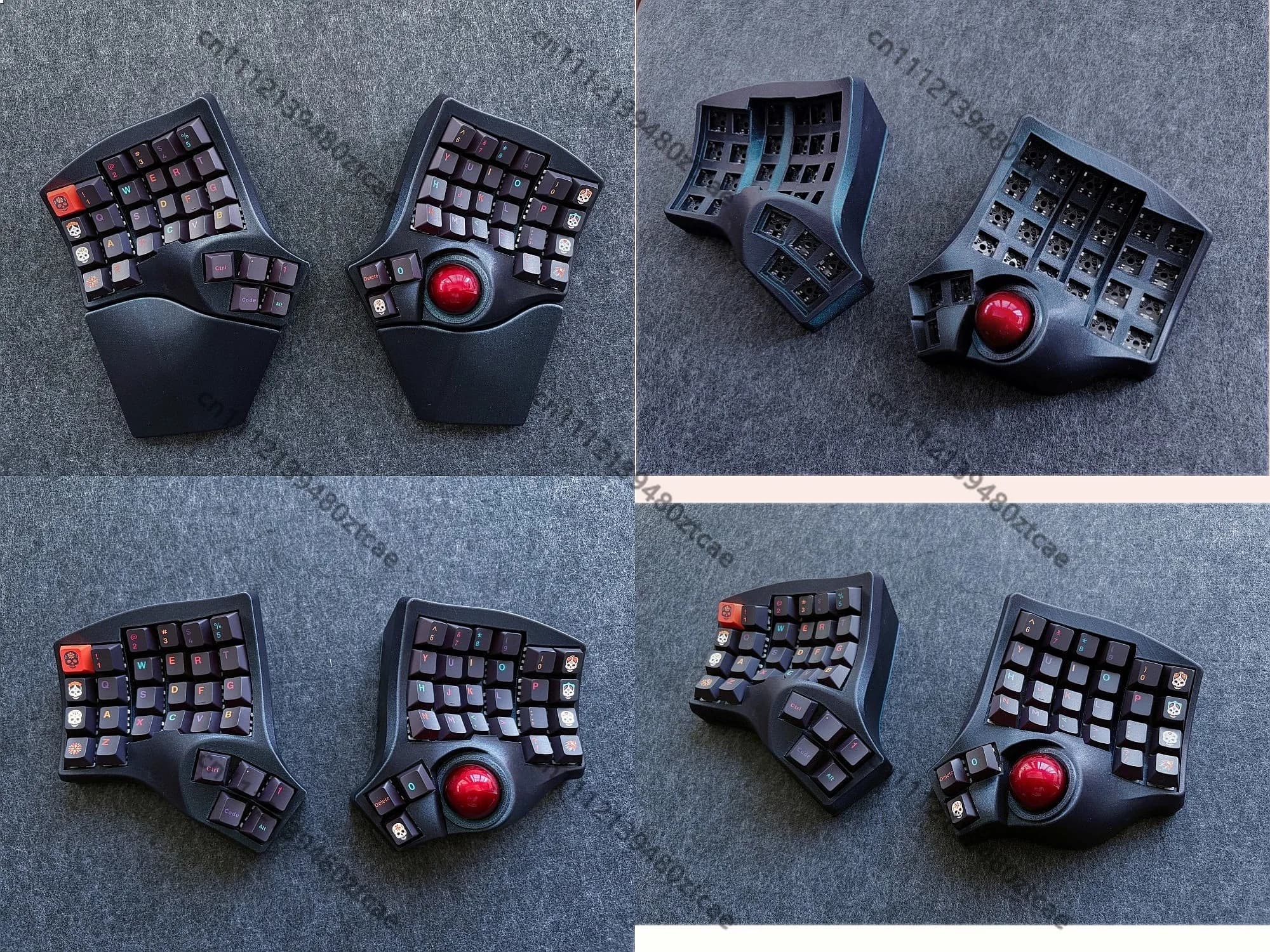 New Charybdis MK2 Split Keyboard Plam Rest Wireless Hotswap Bluetooth Mechanical Keyboard Kit QMK ZMK Gamer