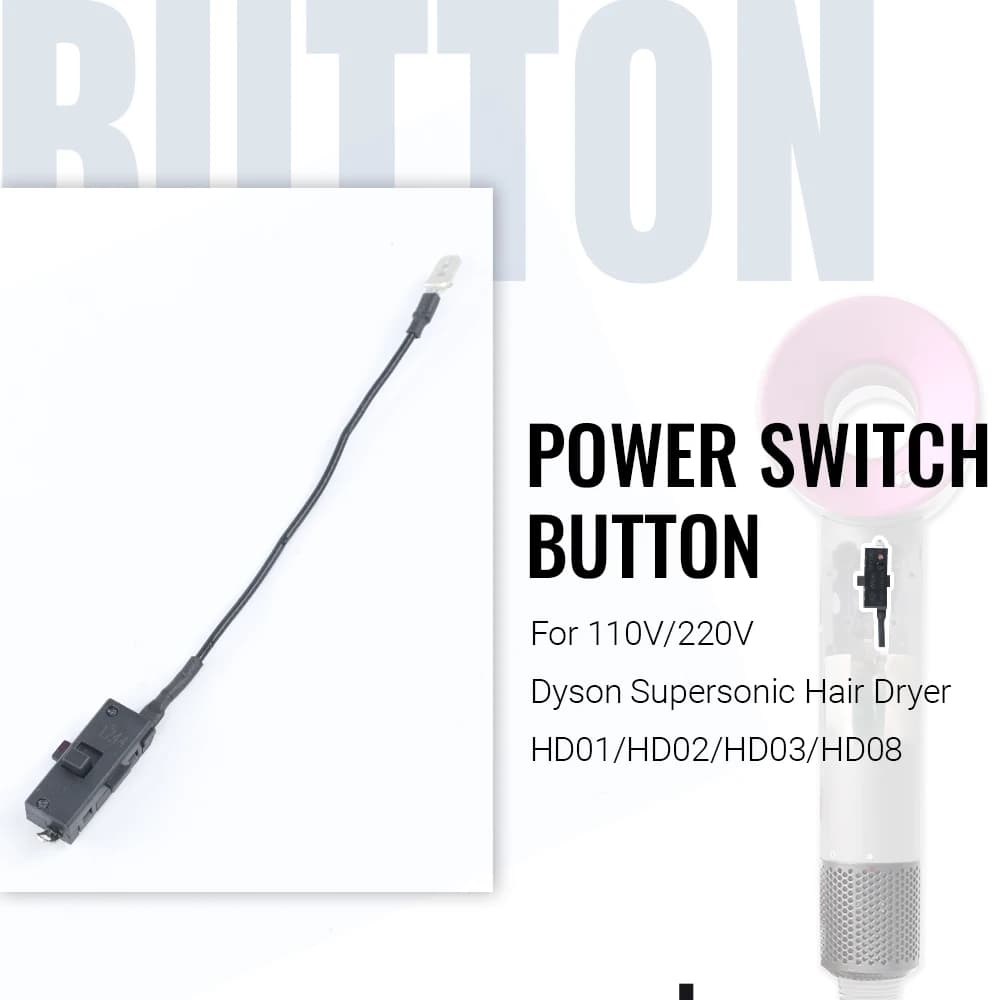 Dyson 110V/220V HD01/HD02/HD03/HD08 Supersonic Hair Dry Button Replacement Parts