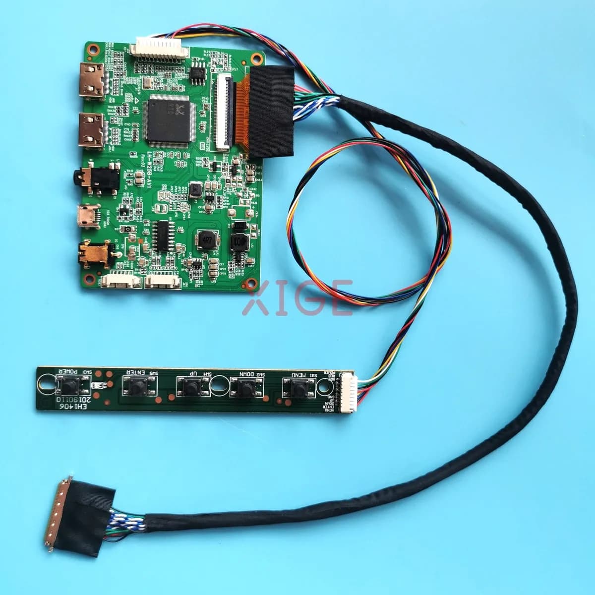 Scheda driver a matrice LCD adatta HSD101PWW1 BP101WX1 B101EW05 1280*800 10.1 "Kit fai da te 40 pin Display LVDS Laptop USB Micro HDMI-Mini
