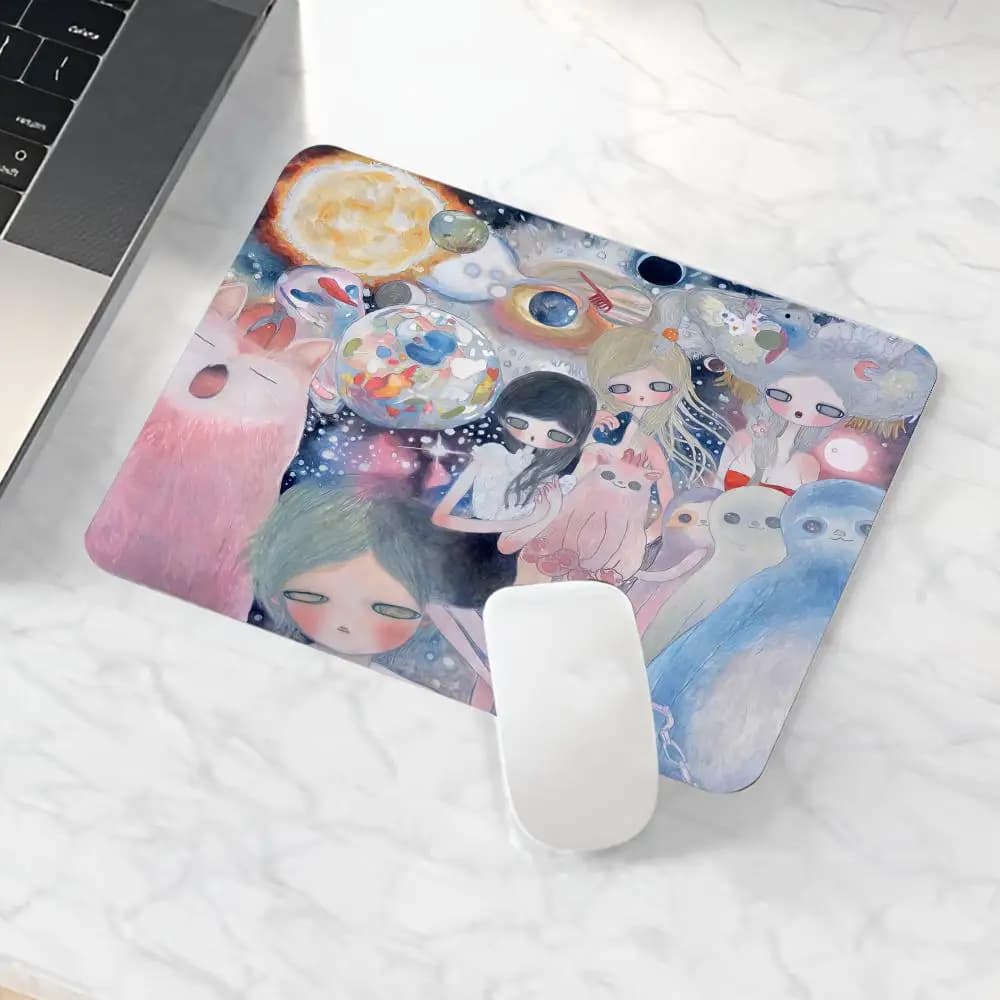 Aya Takano Mouse Pad Gioco Mause Pad Laptop Protezione per il polso piccola Forniture Accessori per notebook di lusso