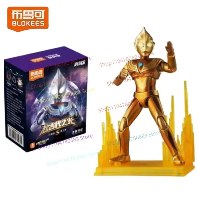 BLOKEES Ultraman Shining Version S Vol.1 Building Block Super Ancient Light Tiga Z Alpha Modello da Costruire Action Figure Giocattolo Regalo