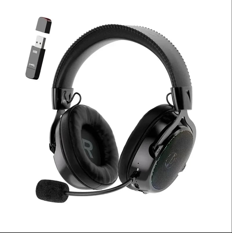 Zhulinniao Xuanwu ZG2 Headset with Microphone eSports Gaming 2.4G Wireless Bluetooth Quad-Mode 7.1 Audio 1000mAh RGB 50mm Multicolor