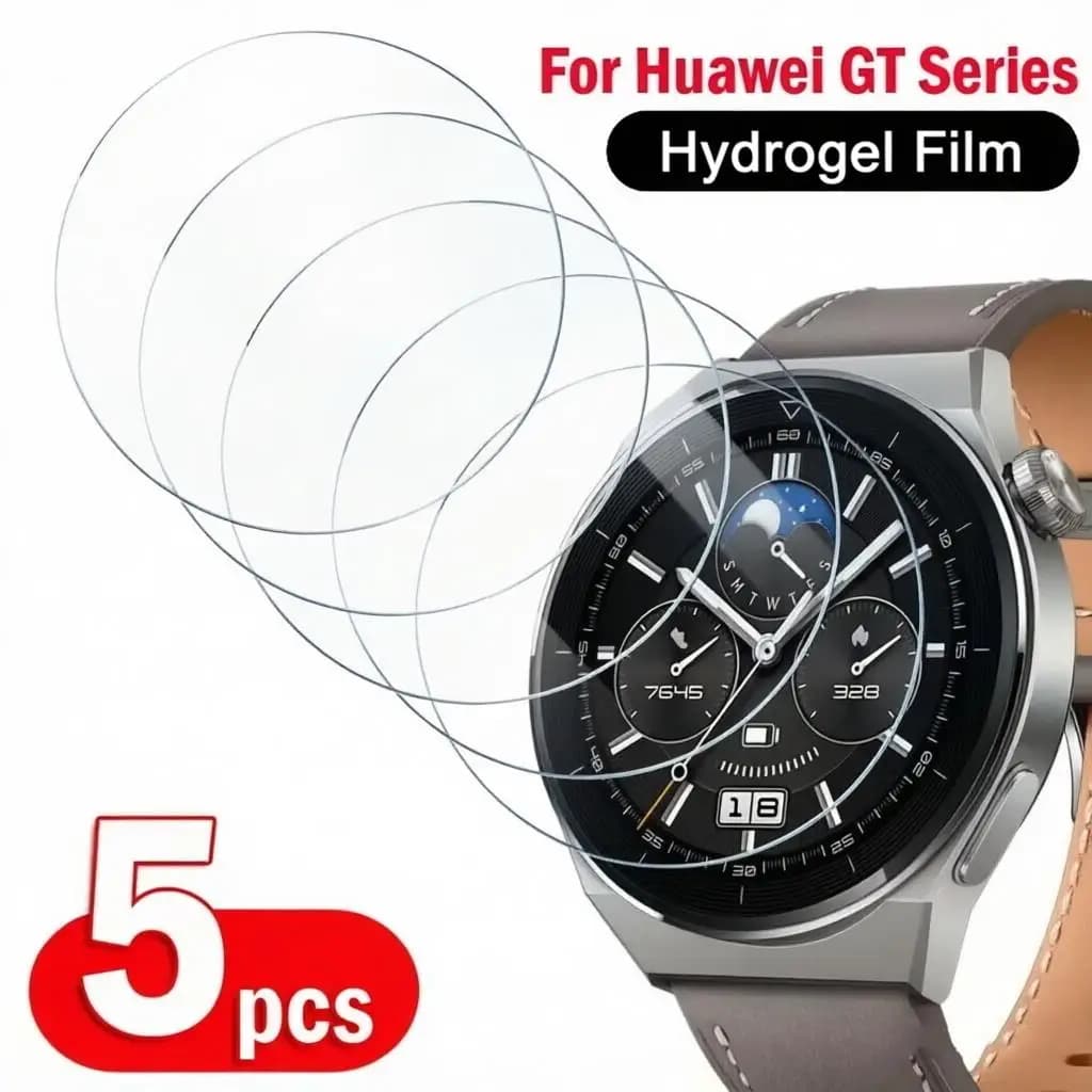 1-5Pcs Hydrogel Film For Huawei Watch GT3 Pro Runner ES GT2E GT 2 46mm 42mm Screen Protector Protective Smart Watch Accessories