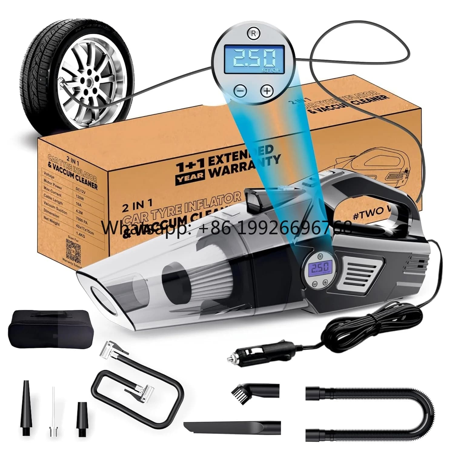 Aspirapolvere portatile OEM in offerta speciale, aspirapolvere a bastone pratico per casa e auto, materiale ABS