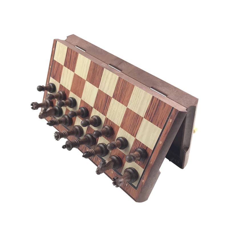 Chess Plastic Folded Board International Magnetic Chess Set Exquisite Chess Puzzle Games Board Game Gift