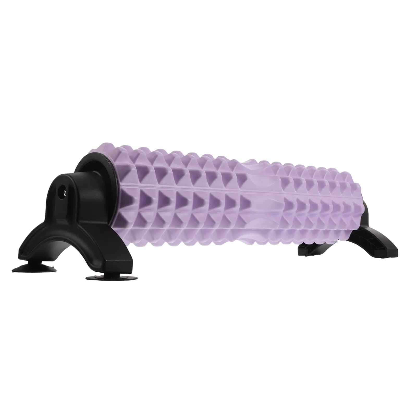 Rullo in Schiuma Solida per Yoga, Pilates, Fitness, Recupero Muscolare, Rullo Portatile per Massaggio Corpo, Stretching di Schiena e Gambe e Rilassamento