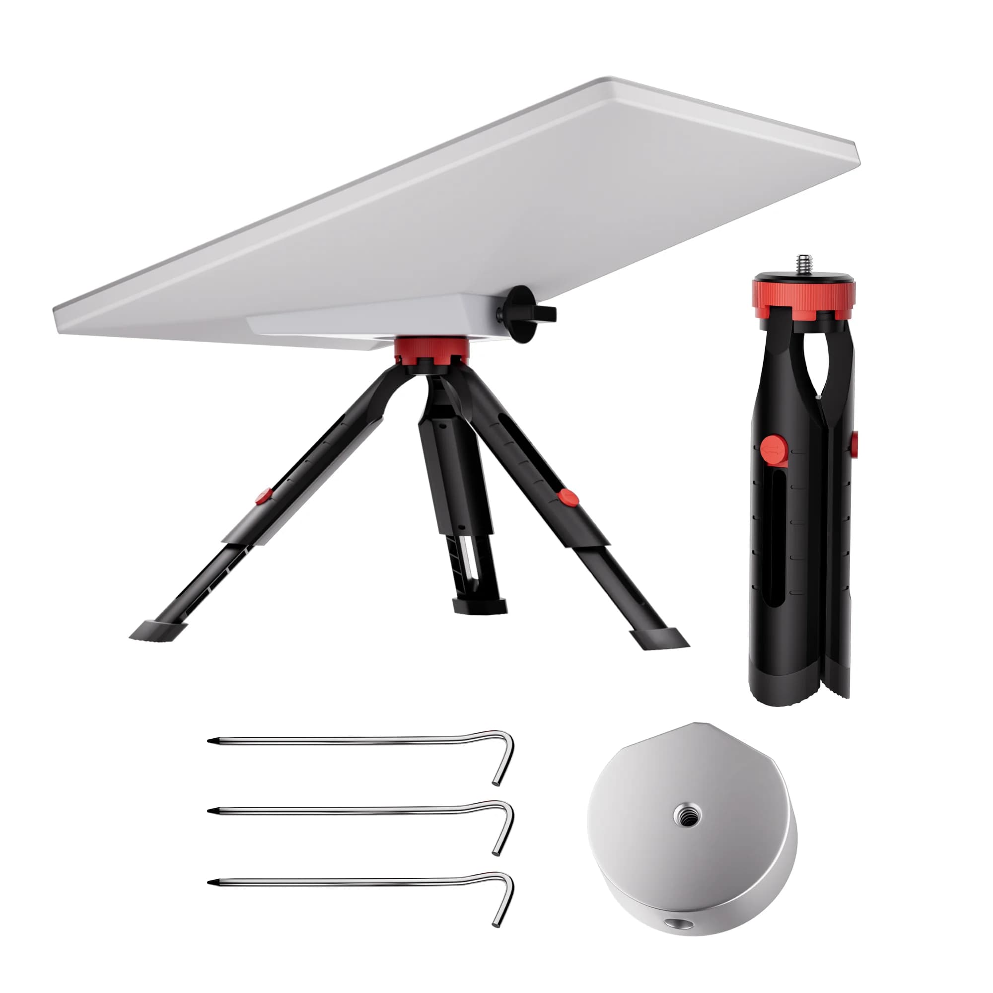 Supporto mini treppiede Starlink con adattatore incluso Funziona con l'adattatore per tubo originale Treppiede versatile Estremamente portatile Perfetto