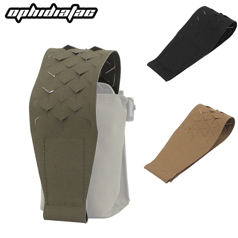 OPHIDIAN Hunting Chest Rig Fixing Cover Magazine Pouch Secure Fasten Flap Closure Cloth for SPUD Pouch MK5 MK4 MK3 Vest Accesso