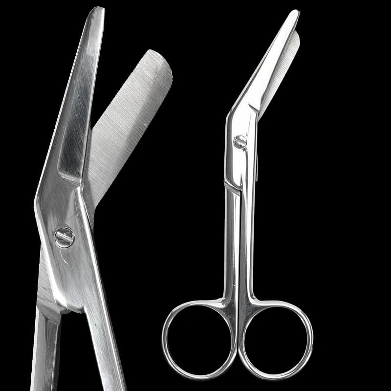 Forbici per bende di garza medica in acciaio inossidabile Forbici per medicazione infermieristica chirurgica per odontoiatria 14 cm Strumento per dentista