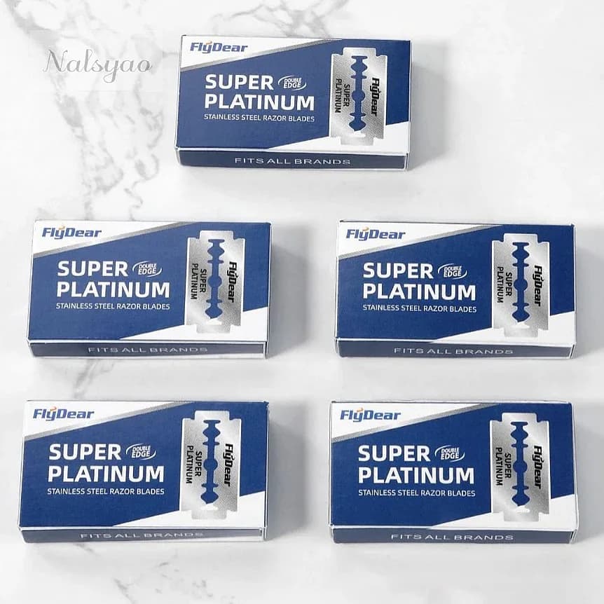 10 Pcs/100Pcs Double Edge Razor Blades for Men Shaving, Professional Barber Razor, Beard Trimmer Tool, Sharp Stainless Steel