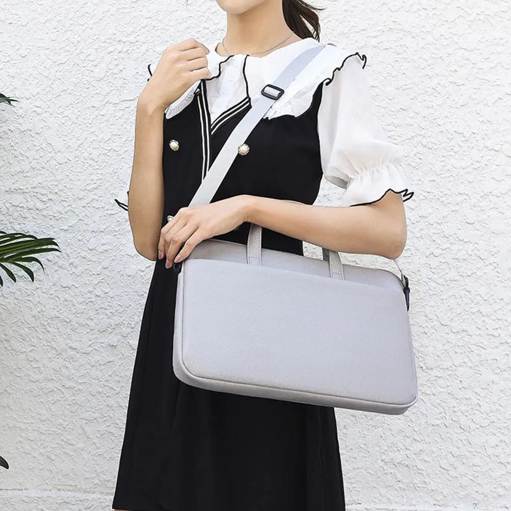 Borsa Impermeabile in PU per Laptop, Custodia Portatile per Tablet, Borsa Antiurto per Notebook, Borsa da Trasporto per Computer