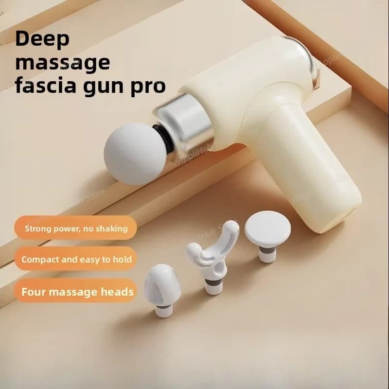 Pistola per massaggio intelligente Pistola fasciale portatile Massaggiatore elettrico Martello per massaggio Massaggiatore a percussione domestico per corpo schiena e collo gamba