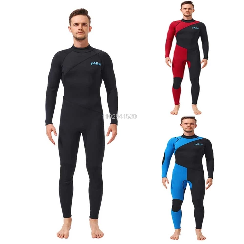 3MM Men Neoprene Wetsuits Surf Suit Snorkel Swimwear Winter High Elasticity Rash Guards Spearfishing Scuba Diving Suit
