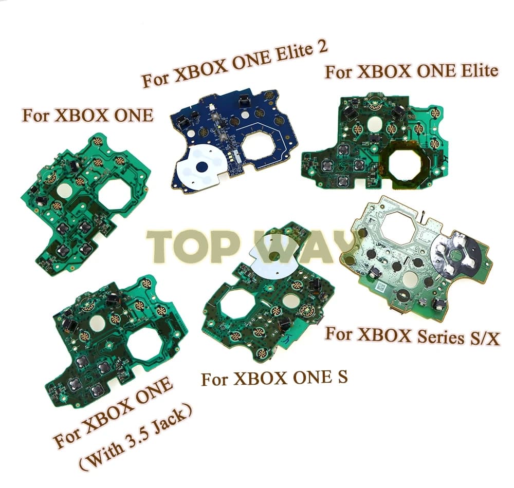 1PC Per XboxOne S Elite 1 2 Controller Scheda di Alimentazione Scheda Madre di Ricambio Porta USB Gioco Scheda Principale di Riparazione Per Xbox Serie SX