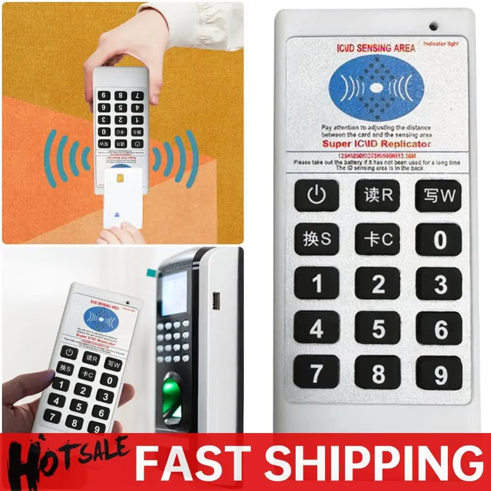 Copiatrice di frequenza portatile 125Khz-13.56MHZ Duplicatore Cloner RFID NFC IC Card Reader e scrittore Lettore di smart card RFID portatile