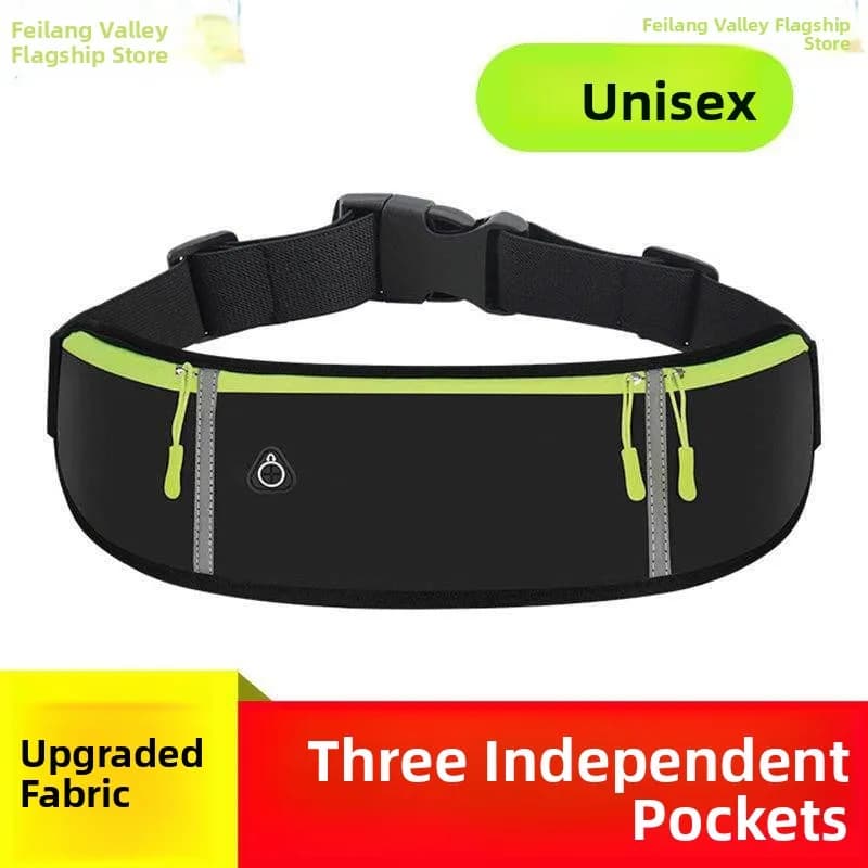Multifunctional Sports Waist Bag Outdoor Running Fitness Belt Marathon Mobile Phone Bag Unisex Single Shoulder Bag by Fei Lan Gu