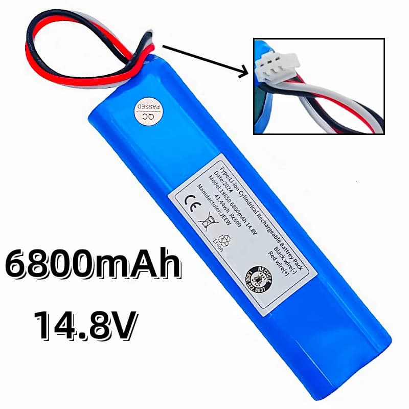 New 14.8V 6800mAh Robot Battery For ROIDMI EVE PLUS Robotic Vacuum Cleaner