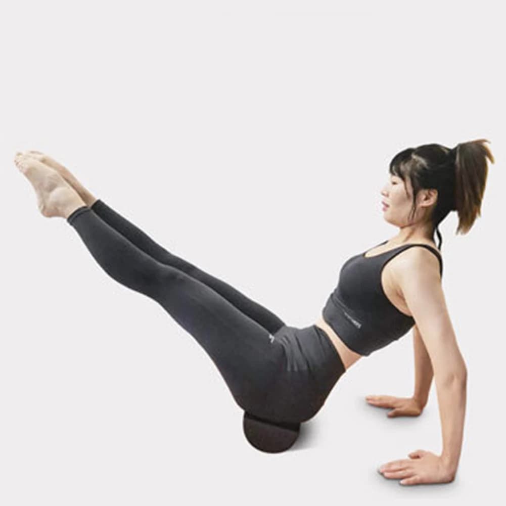 Rullo Semirotondo per Yoga, Strumento per Fitness Muscolare, Rullo in Schiuma per Massaggi Ginnici, per Esercizi in Palestra e a Casa