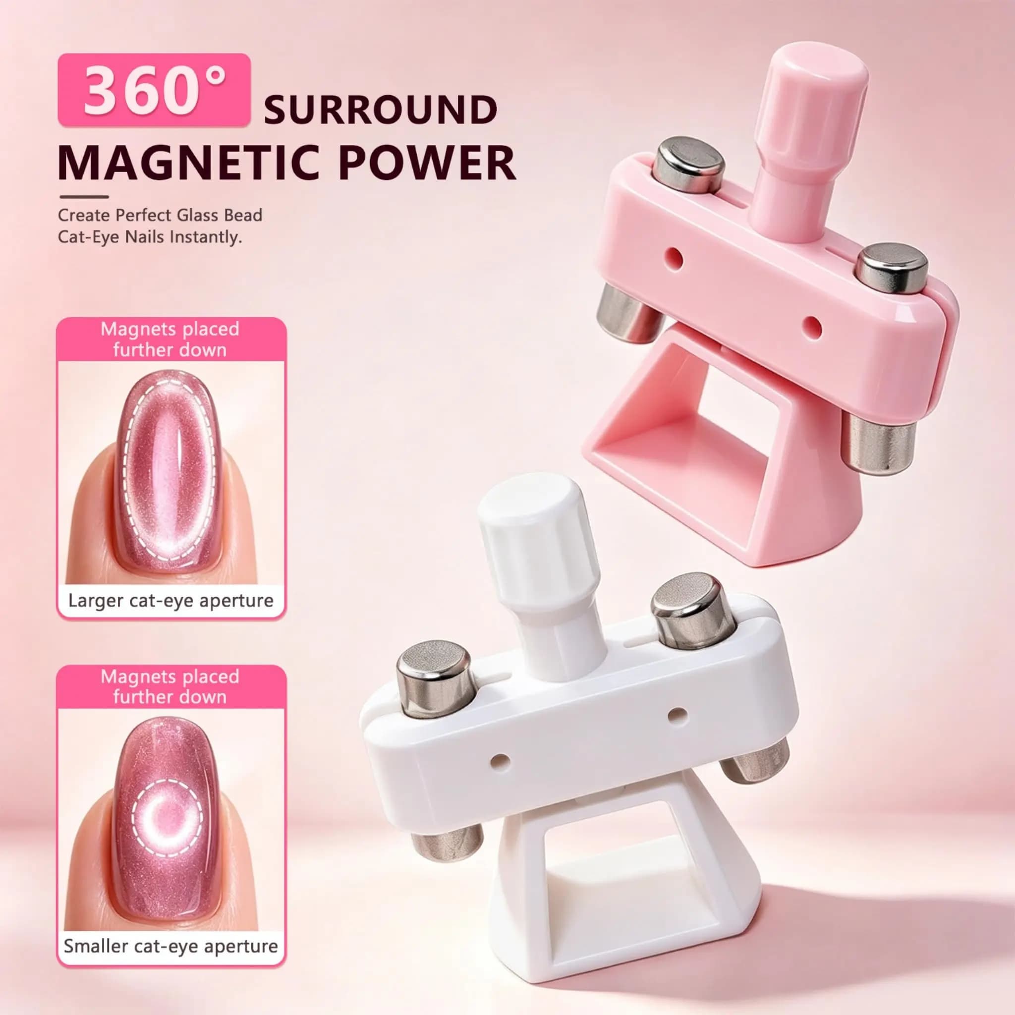 Nail Cat Eye Magnet Set Nail Art Magnet Strong Nail Art Gel Polish Guide Tool DIY Magnetic Nail Helper Manicure Design