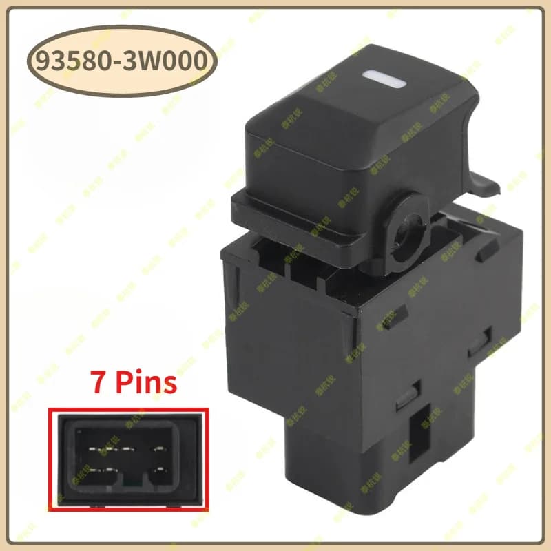93580-3W000 Power Window Switch Button Passenger Side For Kia Sportage 2010-2016 Car Replacement Parts 935803W000