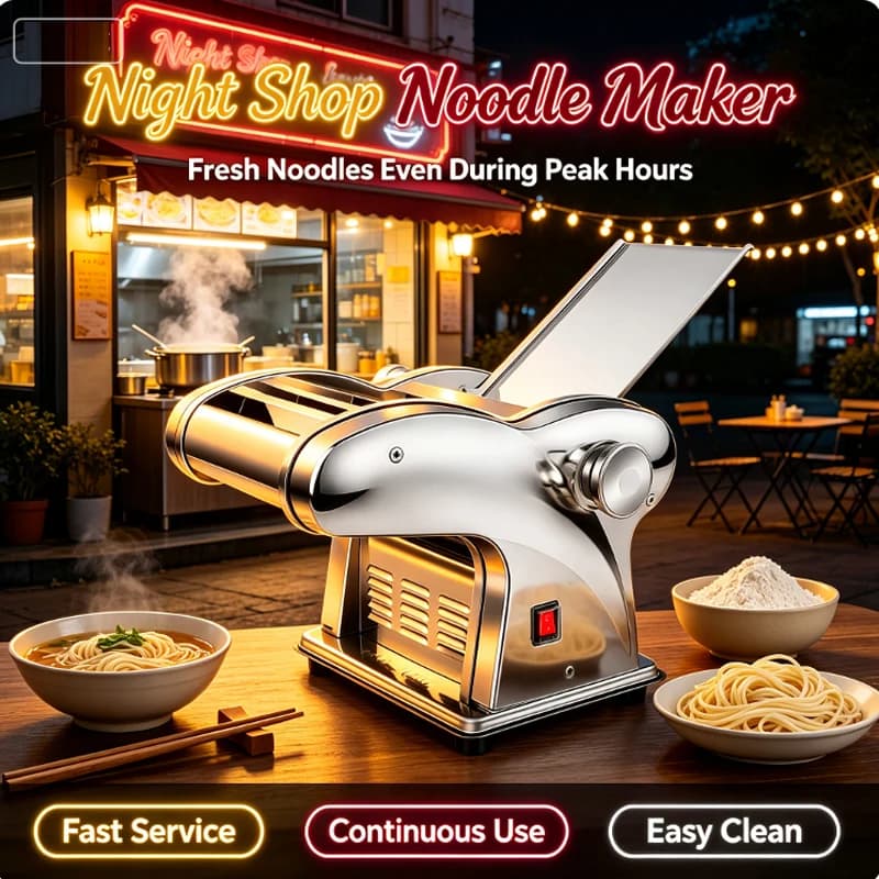 Manual Dough Laminator Cleaning Brush Dough Stretching Machine Makes 6” Wide Sheets Cutting Noodle Press Pasta