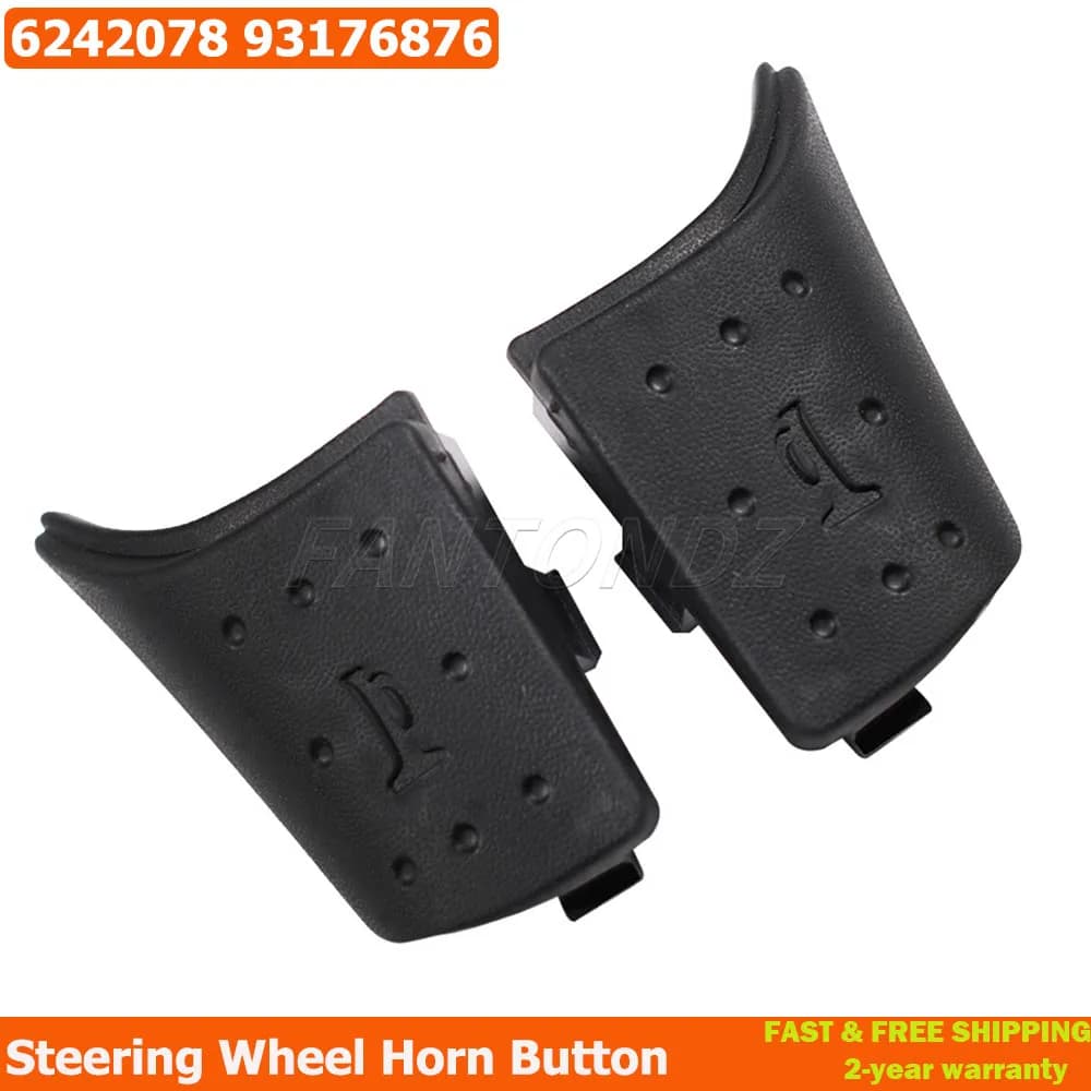 1Pair Steering wheel Left horn for Vauxhall Opel 6242078 Race C Tigra B Meriva A Combo C 93173876 48263551