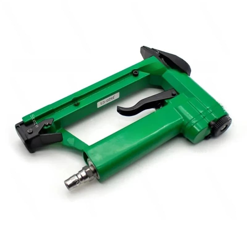 Cucitrice pneumatica per pistola per punti metallici per chiodi per fette fotografiche Strumento di fissaggio per piastra posteriore per cornice J520-C1
