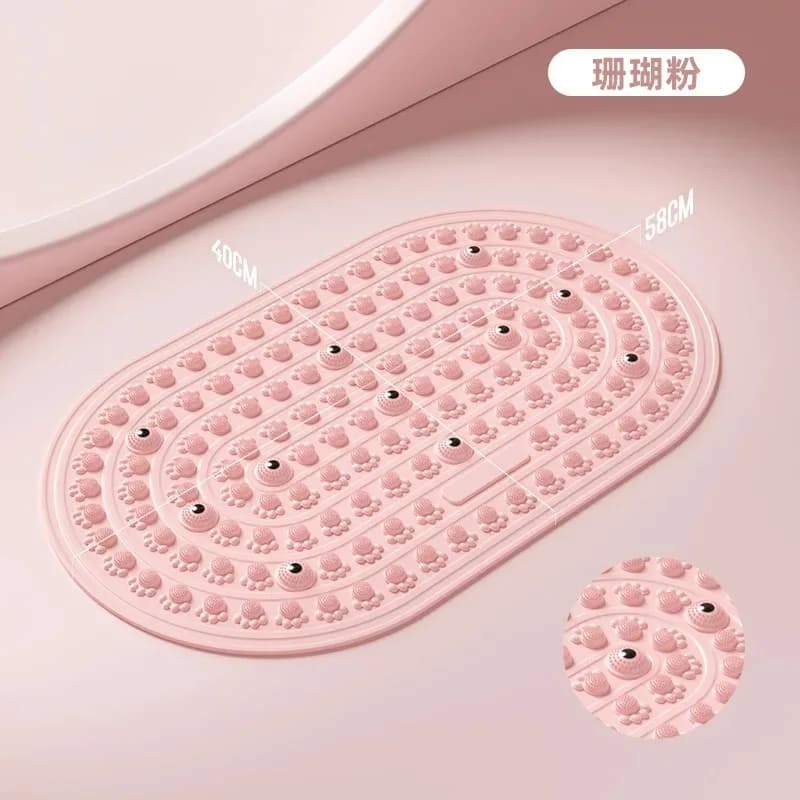 Extra Silicone Yoga Mat Thick for Adults, Plantar Reflection Table, Big Jogging Size