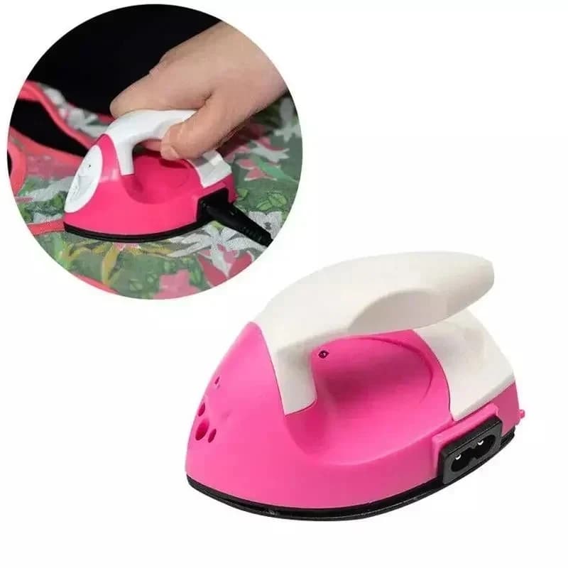 Ferro da Stiro Mini Portatile a Doppia Tensione con Spegnimento Automatico, Ideale per Viaggi d'Affari, Cucito, Artigianato e Vacanze