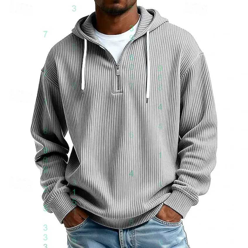 Classic Corduroy Hoodies Pullover Long Sleeve Casual Sweatshirts Retro Oversized Hoodie for Women Men