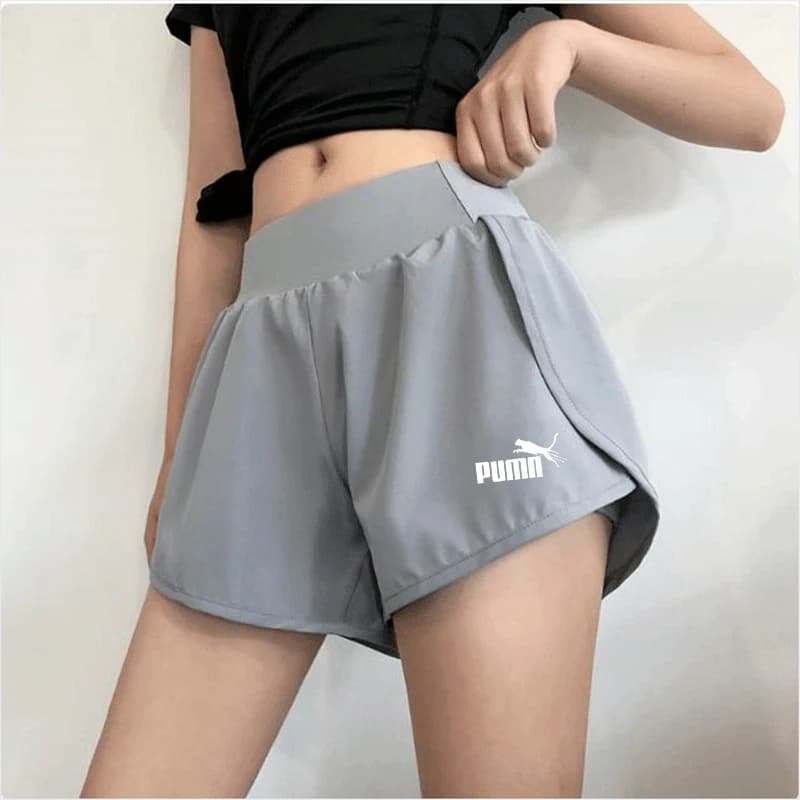 Women's Summer Shorts Fast Drying for Running, Basket and Fitness, Anti-Expogment, Three Quarts, High Life, for Yoga