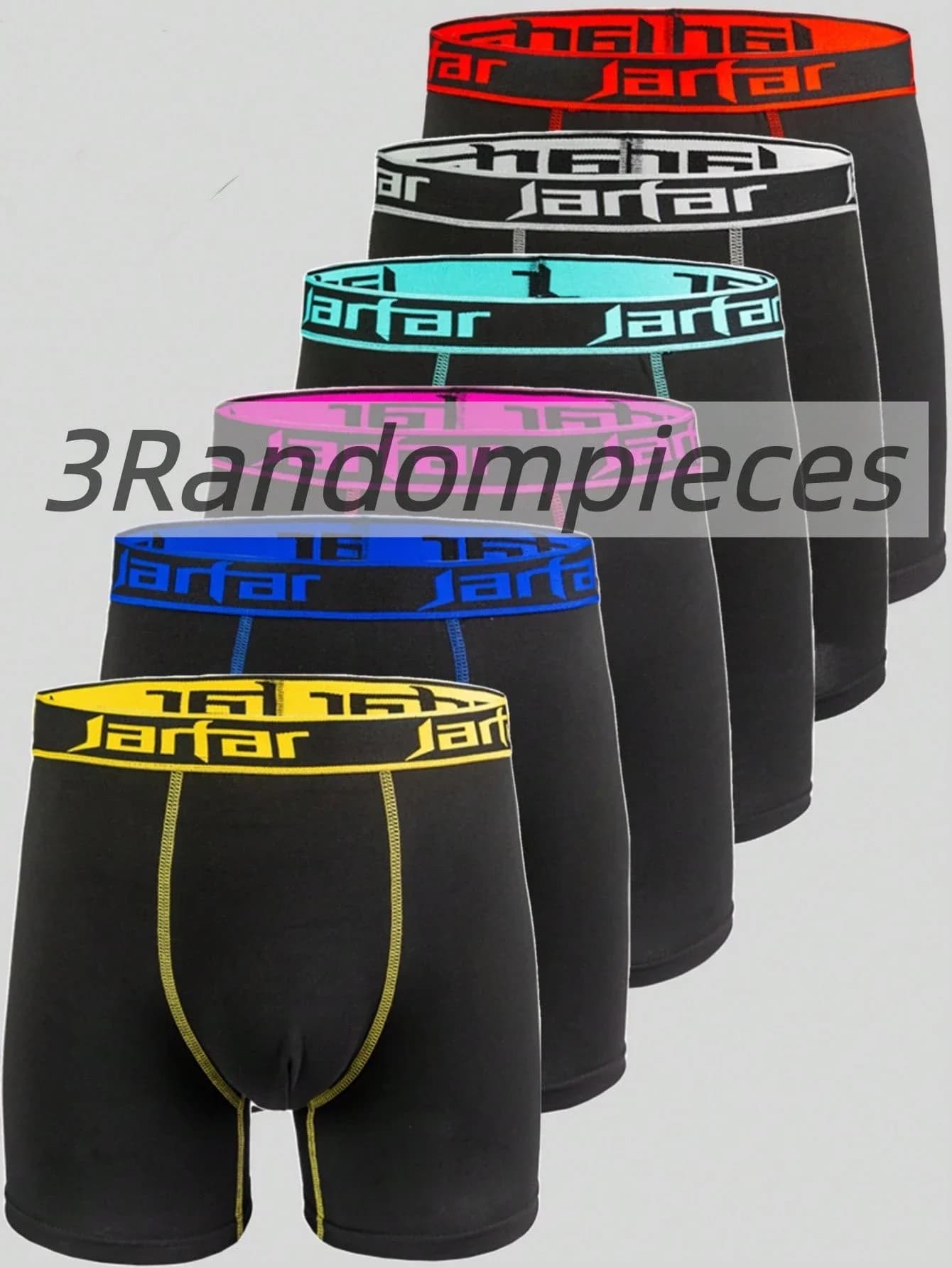 Mens Boxer Shorts High-Elastic Polyester Solid Color Quick Dry Comfortable Underwear