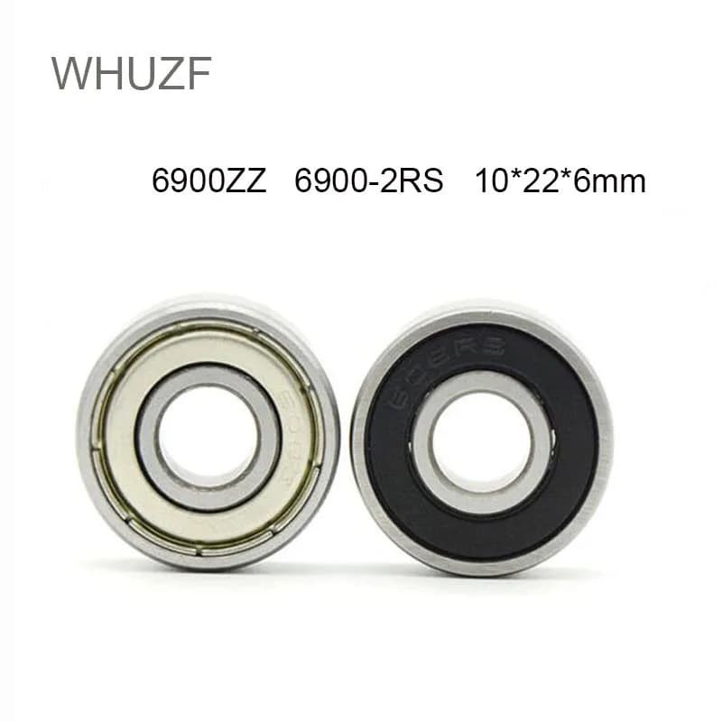 WHUZF Spedizione Gratuita 6900ZZ 6900-2RS Cuscinetto 6900 2RS 10X22X6 6900 6900Z 6900RS ABEC1 Singola Fila Cuscinetti A Sfere a Gola Profonda Metrico