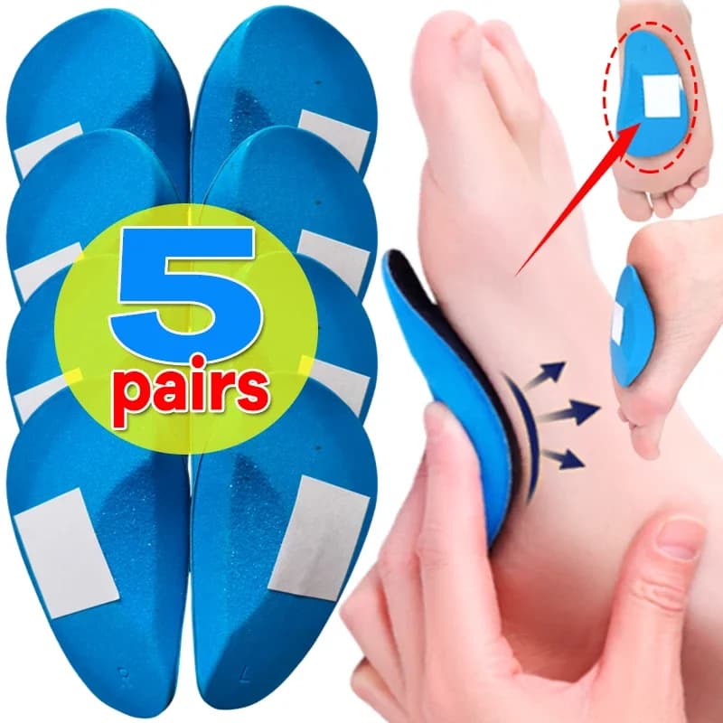 Sports Palm Cushion Flatfoot Footbed Flat Arch Support Semi-Padded Insole Orthotic Insole Corrective Flatfoot Support Footbed