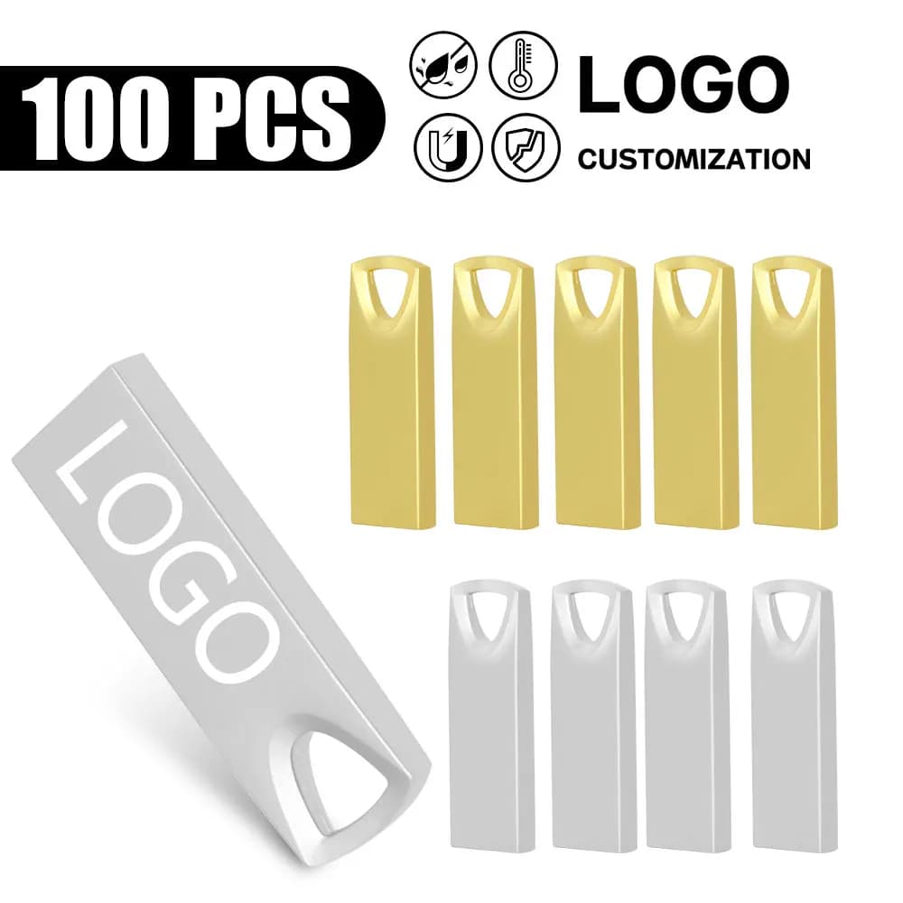 100 pz/lotto logo gratuito Con Portachiavi USB 2.0 Flash Drive 128 GB 64 GB 32 GB 16 GB 8 GB 4 GB 128 M Pendrive Colori Moda U Stick regalo