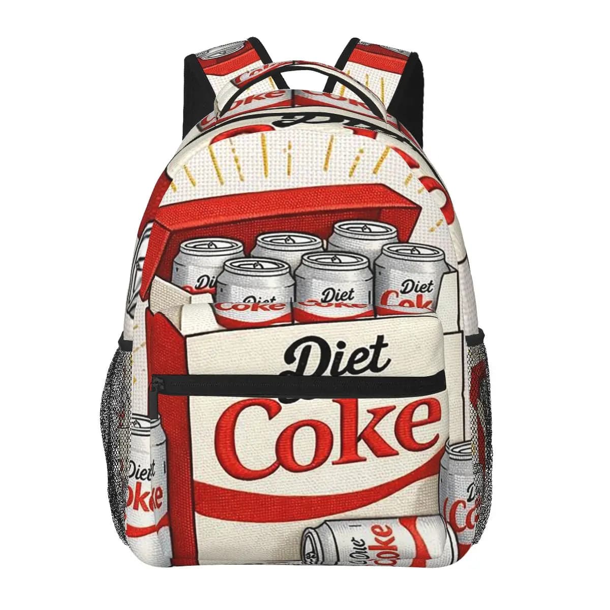 Diet Coke Just A Fridge Cigarette Fuuny Meme Student Backpack School Bag Daypack for Men Women Fashion Bookbag Shoulder Bags