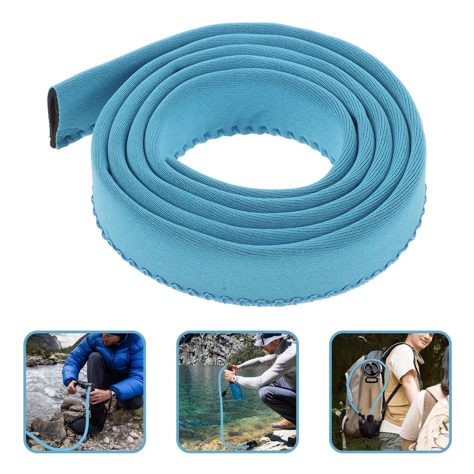 Copertura Isolante per Tubo Idratazione, Guaina in Neoprene per Sacca d'Acqua, Protezione Termica per Tubi da Ciclismo, Escursionismo e Corsa
