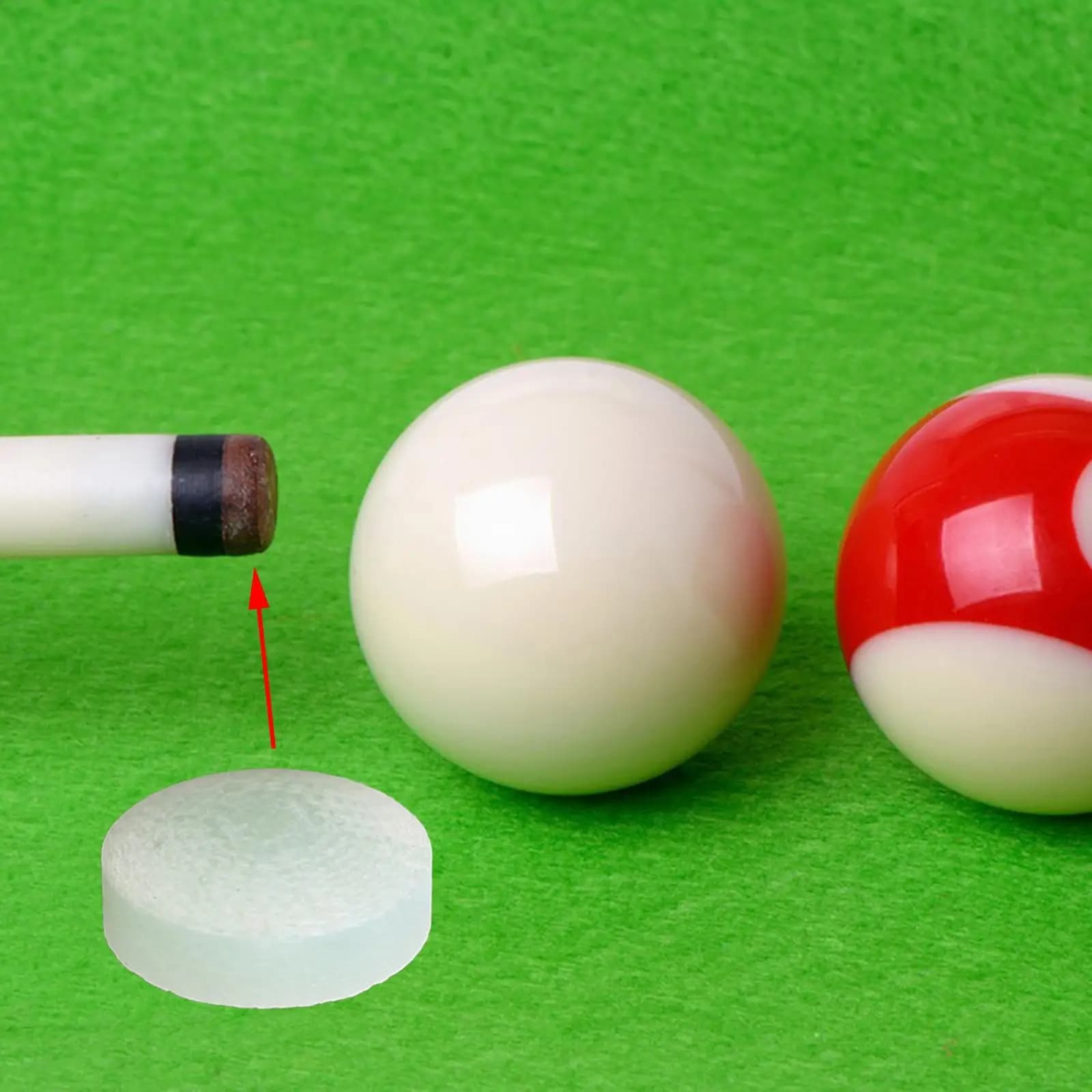 Puntali di Ricambio Professionali per Stecche da Biliardo in Materiale ABS, Accessori per Stecche da Pool per il Gioco del Snooker
