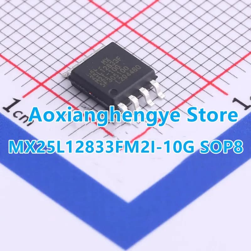 5 pezzi MX25L12833FM2I-10G SOP8 3 V, 128 M-BIT [x 1/x 2/x 4] CMOS MXSMIO ® (SERIALE MULTI I/O) MEMORIA FLASH