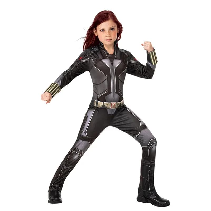 2025 Nuovi costumi di Halloween Vedova nera Costumi di Halloween per bambini per bambini Costume Abiti Tute per ragazze Cosplay Anime Movie Mas