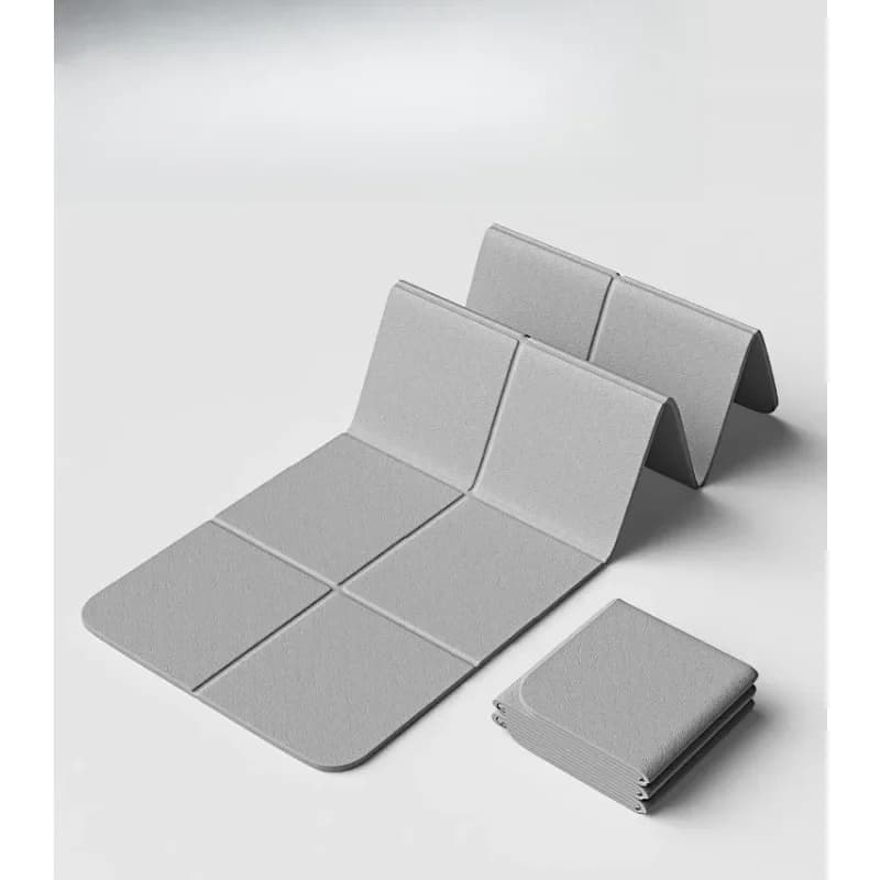Foldable portable yoga mat, gym mat for men, anti-slip for home