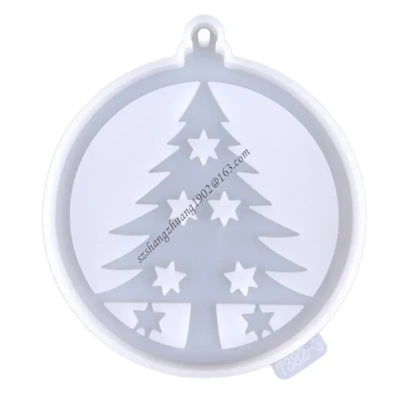 Talzacine in resina in silicone Q6RB Round di XMAS per fusione di resina epossidica a stampo a catena chiave M