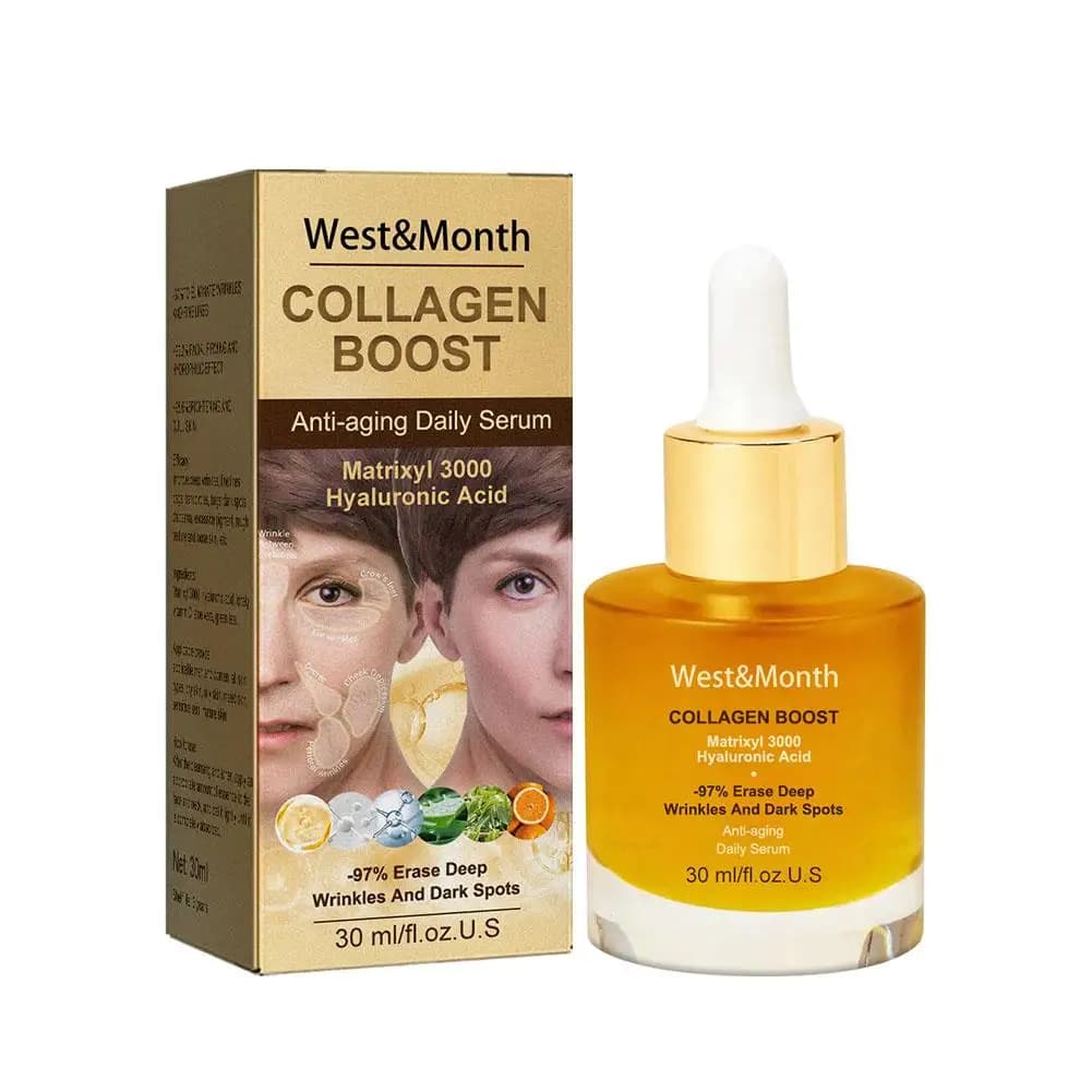 30ml Siero viso al collagene Antirughe Correttore macchie scure Idratazione profonda Riparazione liscia Cura della pelle