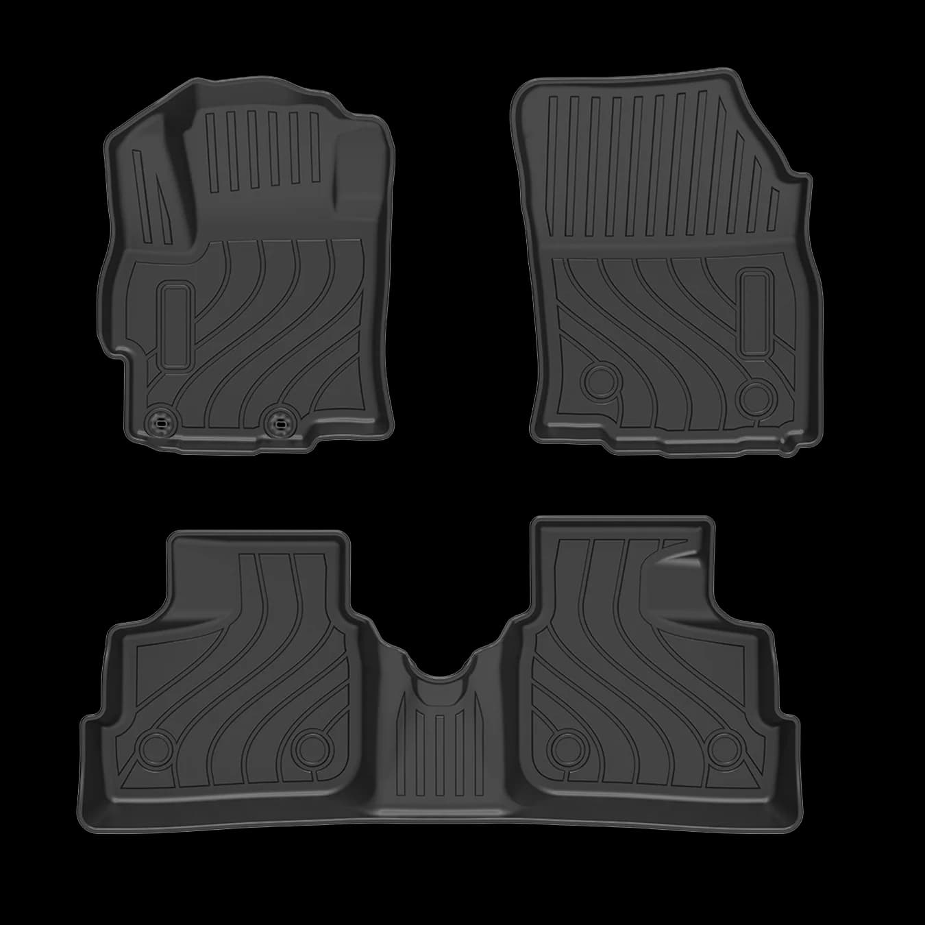 [LHD]MIRAGE 2024-2024 Four Seasons Waterproof and Anti-Slip TPE Floor Mat for Cars.