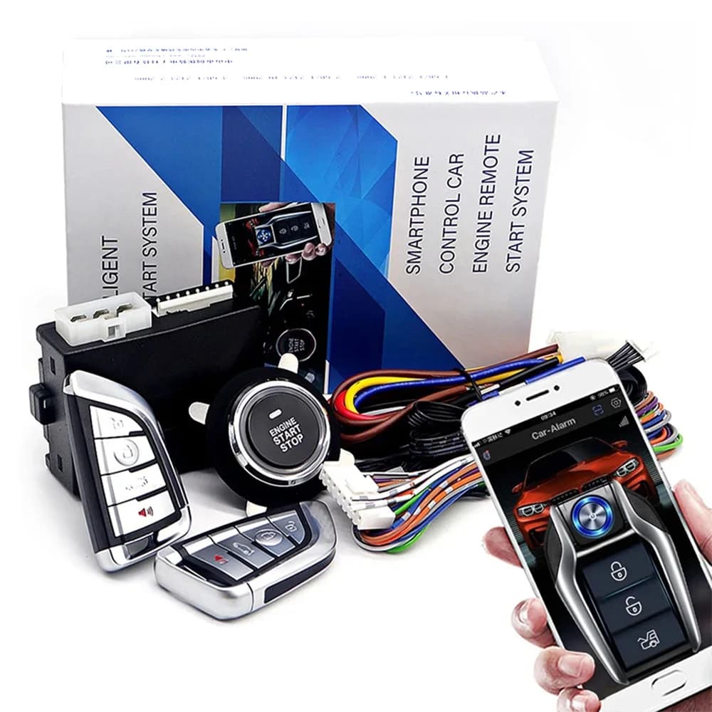 Allarme pulsante di arresto avviamento auto con chiusura centralizzata universale con avviamento remoto Sistema di arresto avviamento automobilistico per Golf/Passat/Chevrolet