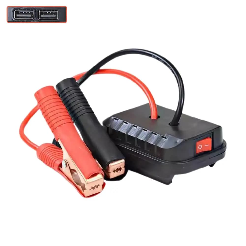 Car Emergency Starter Suitable for Lithium Battery Converter Charger Electric Wrench Grinder Electric Hammer Fits For Makita